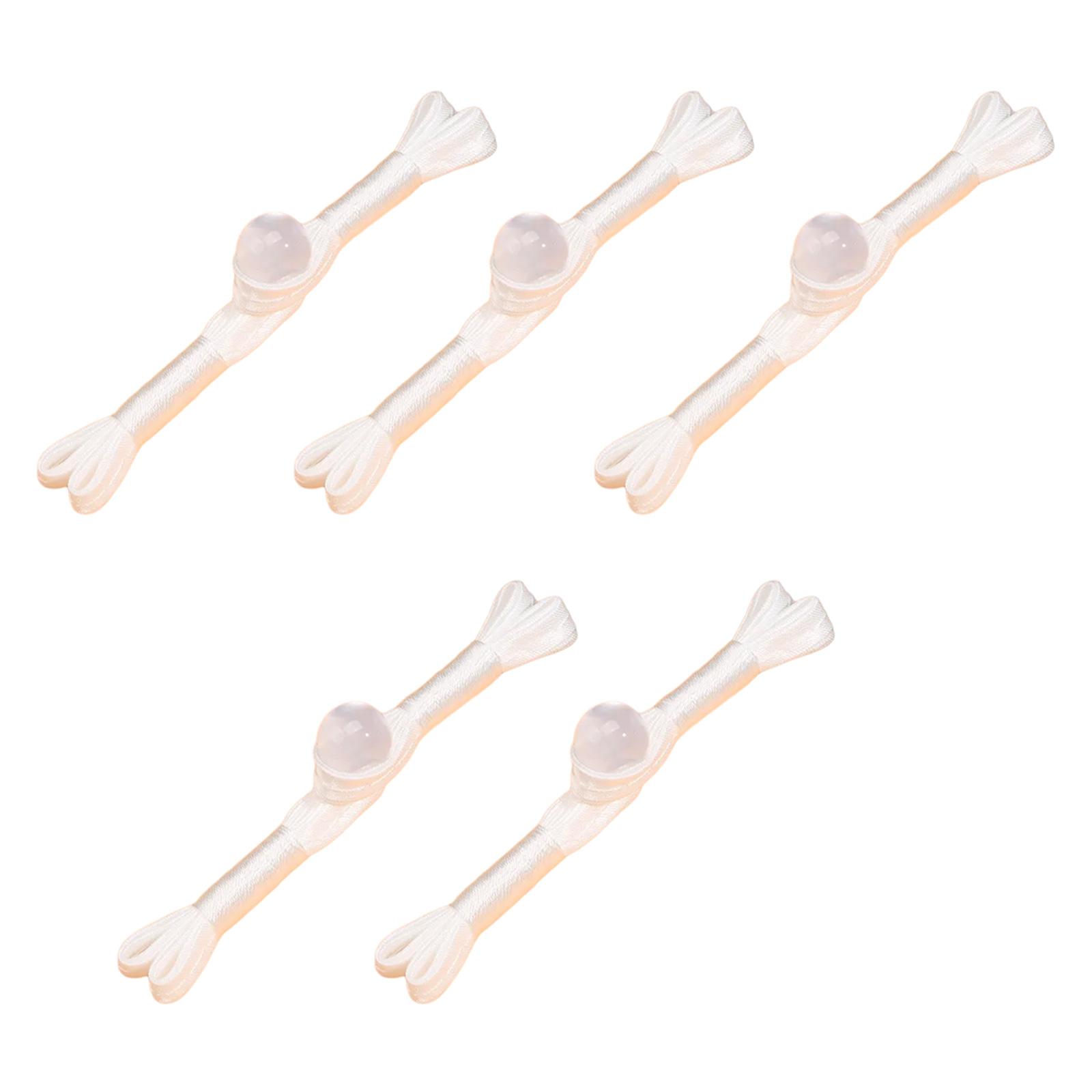 

Sewing Closure Buttons Jade Bead Frog Fastener Buckles for Tang Suit Dance National Dress Chinese Cheongsam Button 5pcs C