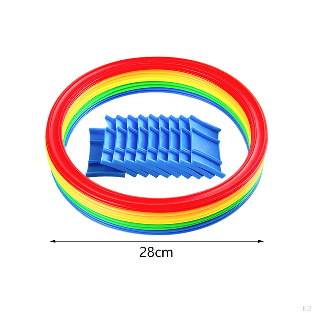 10 Count Hopscotch Rings and for Indoor Outdoor Activities