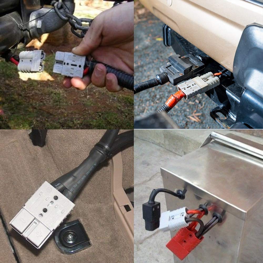 GTIWUNG 50A 600V Power Connector Forklift Connector Quick Connect Disconnect Electrical Plug for