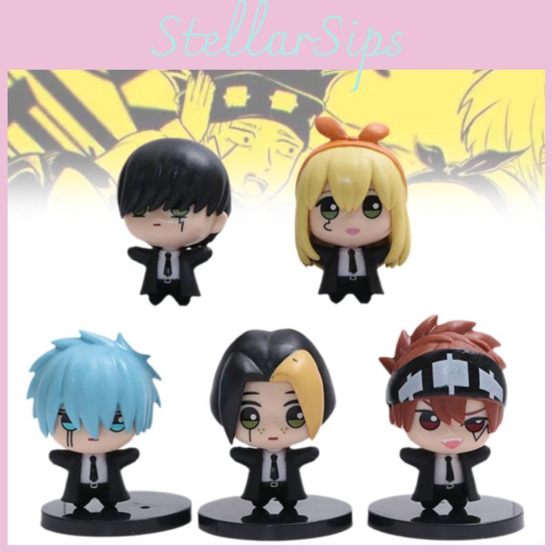 5pcs Mashle Magic And Muscles Action Figure Decor Doll Anime Toy Collectible