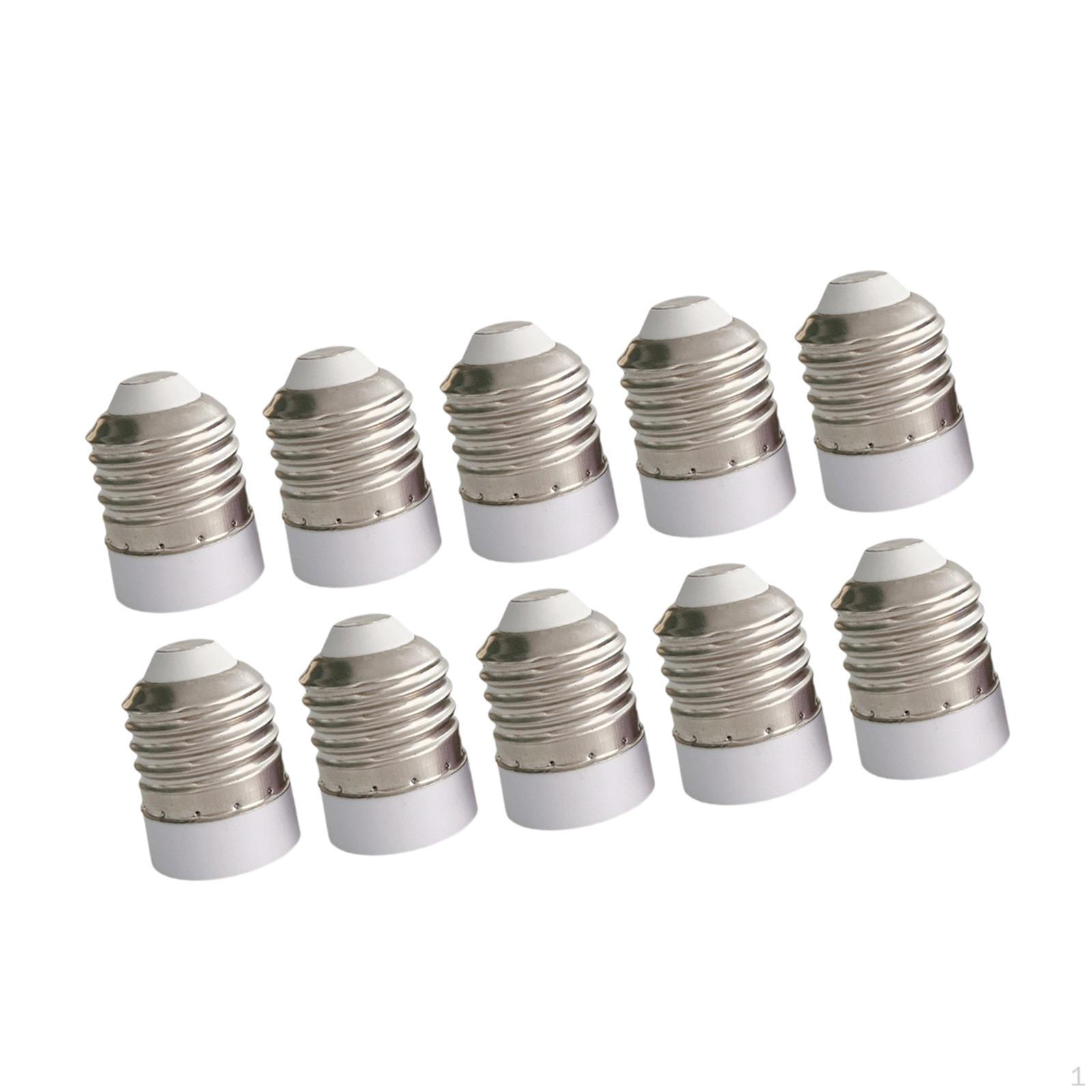 

10x E27 to E14 Bsae Adapter LED Lamp Holder Conversion Universal High Temperature Resistant