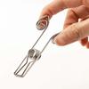Ohki Gentle Clothespins, Set of 8, Silver, Approx. 1.8 X 3.0 X 8.0 Cm (6.7 X 1.2 X 3.2 Inches)