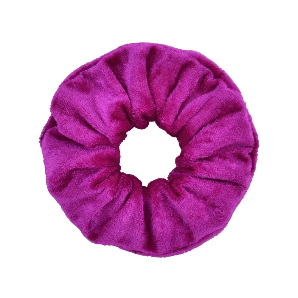 1 stuks Effen Kleuren Fluwelen Haar Scrunchies Dames Meisjes Paardenstaart Houder Hoofdband Elastische Haarbanden Haaraccessoires
