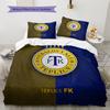 Teplice team logo Pattern Bedding Home Decoration Birthday Gift (1 * duvet cover + 2 * pillowcase, without core)