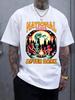 National Parks After Dark Graphic T-shirt - Casual Crew Neck