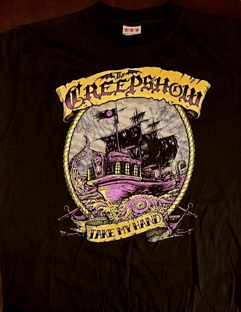 

THE CREEPSHOW #034Take My Hand#034 Psychobilly Band Tee TShirt Black Size Medium. Unisex T-Shirt M