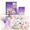DIY Journal Gift Box Sticker Set Floral Scrapbook Supplies Handmade Notebook Kit with Stickers Paper & Stationery for Crafting