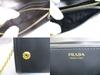 Authentic PRADA Black Nylon and Leather Bifold Long Wallet Purse #a122  Refurbished