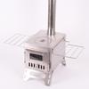Outdoor Camping Stainless Steel Folding Wood Stove - Tent Heating, Lighting, Picnic - Cross-border Tourism