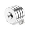 5/10/20/50 Stück 15x5 15x3 15x4 20x5 12x5 12x3 Loch 4 mm N35 NdFeB versenkter runder Magnet superstarker permanenter Seltenerdmagnet