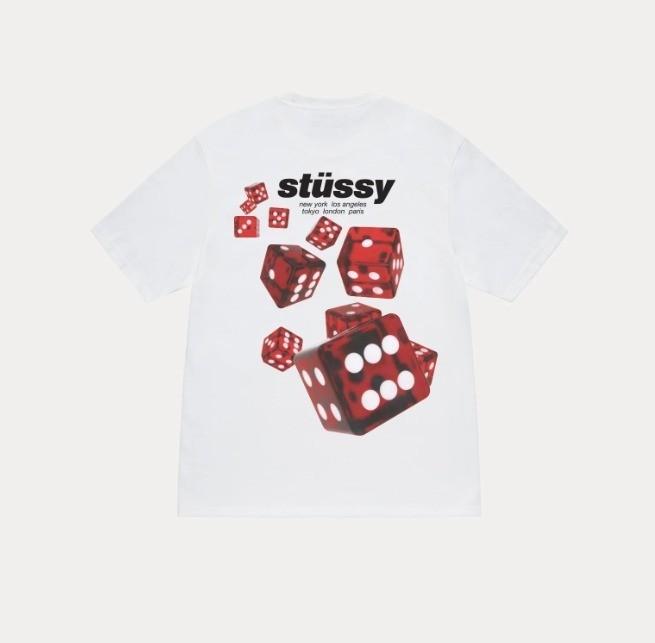 Stussy Rollers Tee White