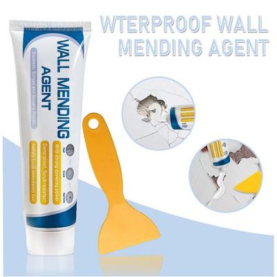 Kit de reparare chit cu pastă de reparare a pereților cu racletă Soluție de reparare rapidă și ușoară a pereților pentru umplerea pereților casei, repararea denturilor din ipsos și repararea zgârieturilor din lemn