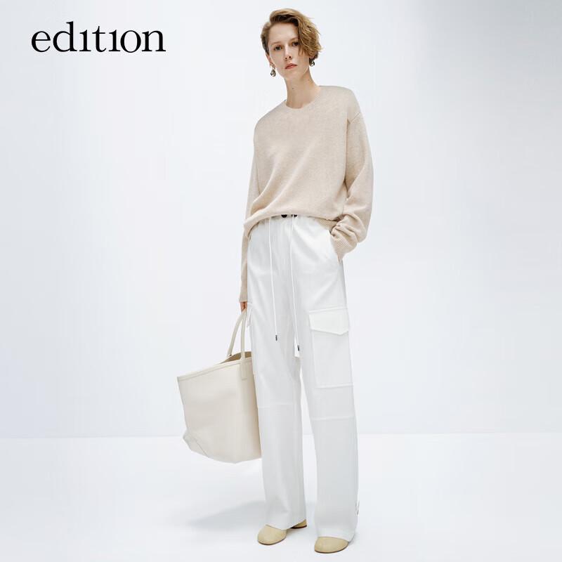 

Edition Women s Yak Wool Blend Faux Shawl Sweater M