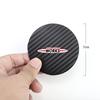 2Pcs Car Carbon Fiber Pattern Anti Slip Cup Protection Pad For BMW Mini Works Cooper F55 F56 F57 F60 F54  R50 R52 R53 R55 R56