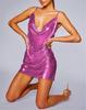 Sequined V-Neck Backless Sling Dress - 2025 Nightclub Hot Sale