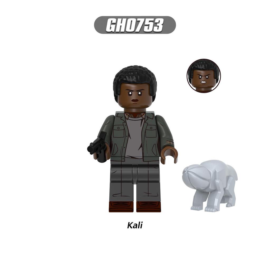 Strange Series Story Building Blocks G0196, Bagged Figures GH0746-0753