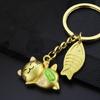 Artistic Lucky Cat Keychain Adornment Portable Lucky Cat Keychain Pendant Keyring Charm Symbolizing Wealth And Success