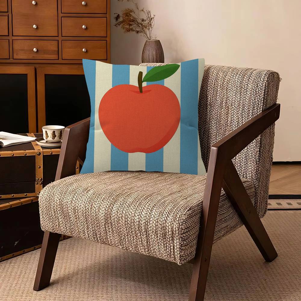 Cute Anime Fruit   Cushion Cover Pillowcase Upholstery Sofa Throw Pillow Home Decor Pillowcas
