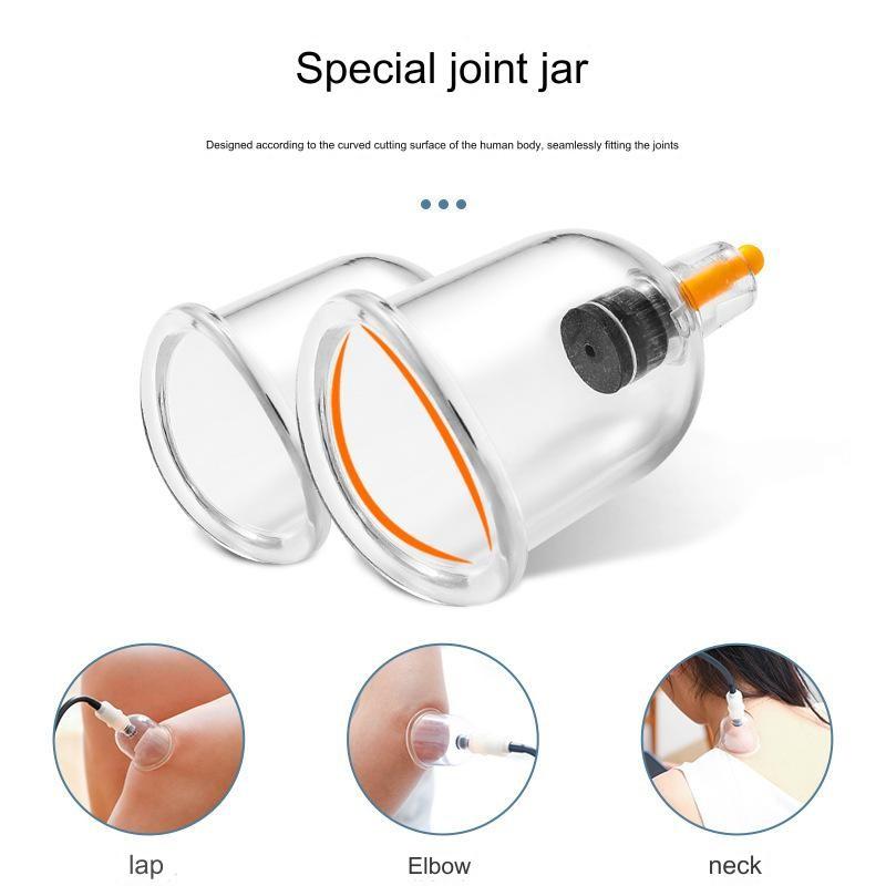 Electric Cupping Device Household Multi-Cup Meridian Suction & Dredging System Electric Scraping Cupping Massage Tool