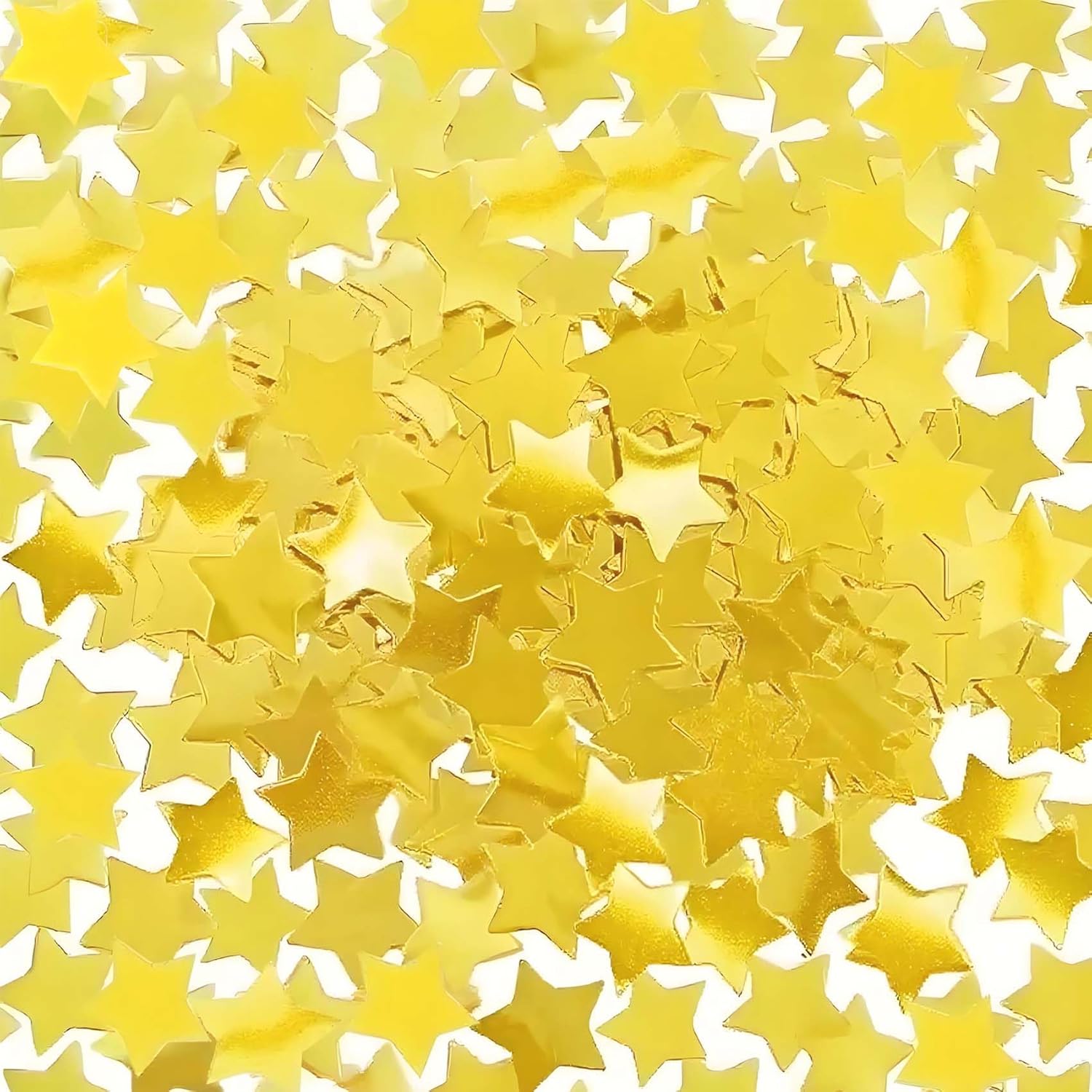 Gold Metallic Foil Star Confetti 0.78inch/2cm 8000PCS Table Confetti for Party Birthday Decoration or Filled Balloons золотой