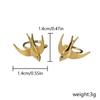 Gold Color Flying Bird Clip Earring for Women Cute Animal Swallow No Ear Hole Without Piercing Earbone Earrings Party Jewelry