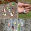 Rotating Sequin Fishing Bait 5pcs/box Cardboard Loaded Metal Outdoor Sea Fishing Gear Fishing Bait