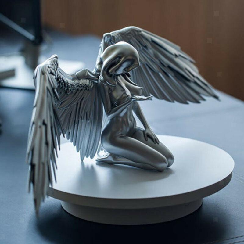 Angel Statue Wings Praying Cherub Figurine Sculpture for Home Office