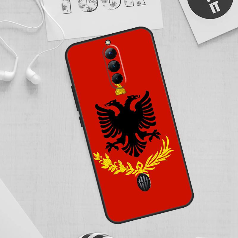 Albania Flag Eagle Case For ZTE Nubia Red Magic 11 10 9 8 8S 9S 10S Pro Plus 6 7 6S 7S For RedMagic 10 Air Cover