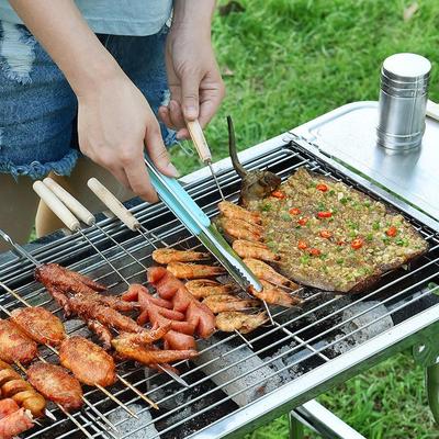 Stainless Steel Korean Barbecue & Food Clips - Multifunctional for Baking and Grilling Bread