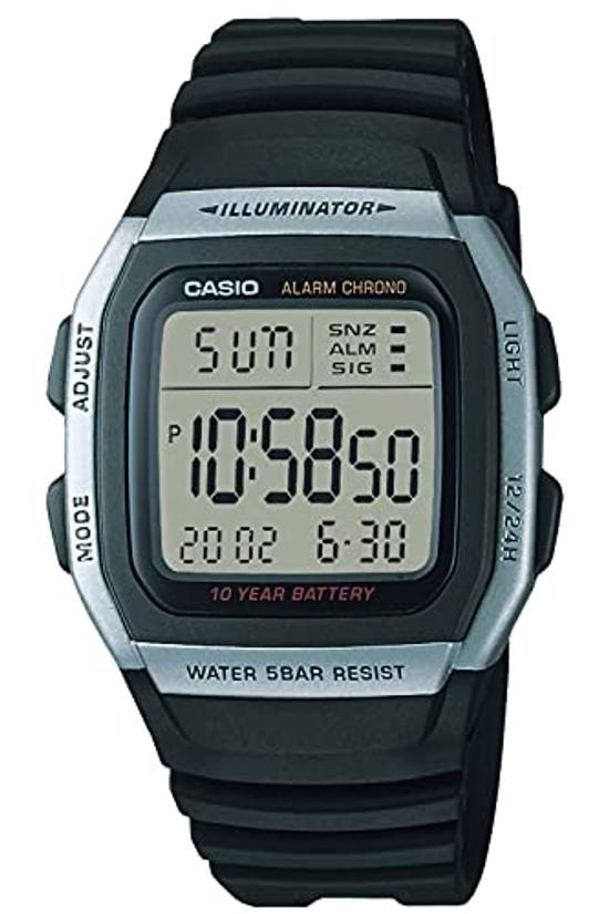Casio Wristwatch Collection Mens Black W-96H-1AJH