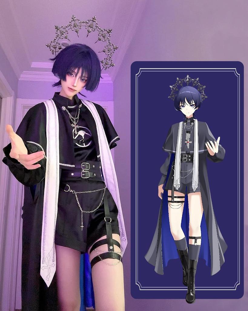 [Shin-Gi-Oh!] Wanderer Cosplay, Skirmisher with Wig, Priest Ver., Genshin Impact Cosplay Costume, Adult, for Cultural Festivals, Events, and Stage Per
