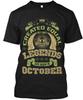 October Mens All Men Are Created Equal But T-Shirt Made In the USA Size S To 5XL