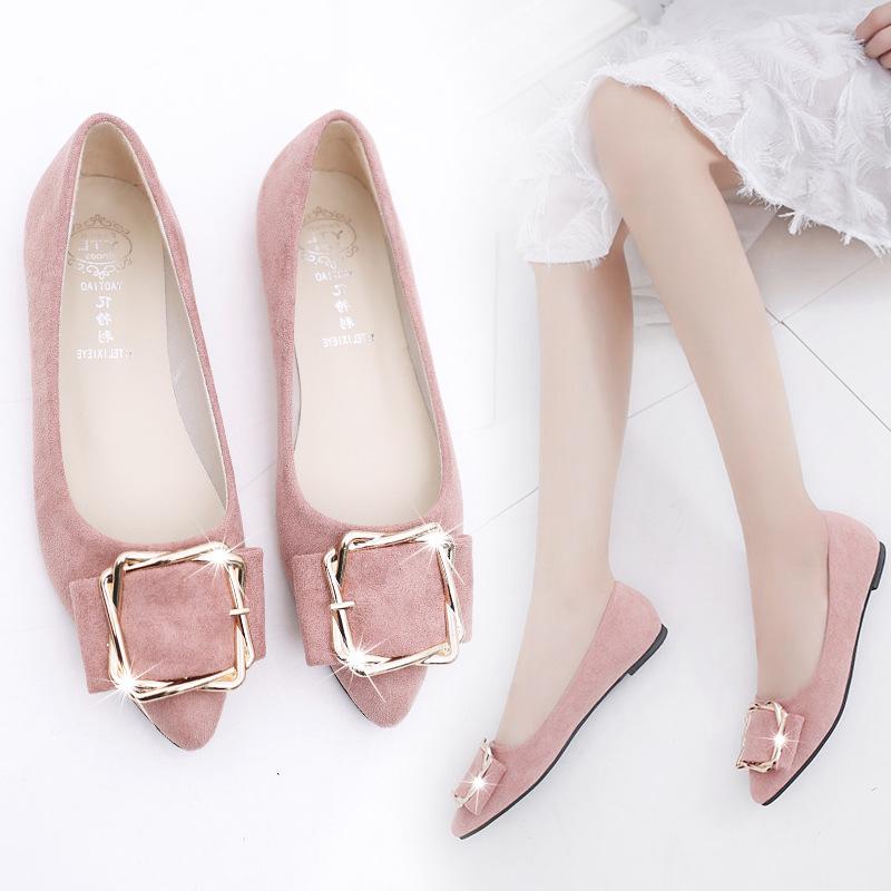 Fashion New 2025 New Spring Shoes Women Flats Top quality Flat Shoes European Style Loafers Round Toe Casual Shoes Plus Size 569