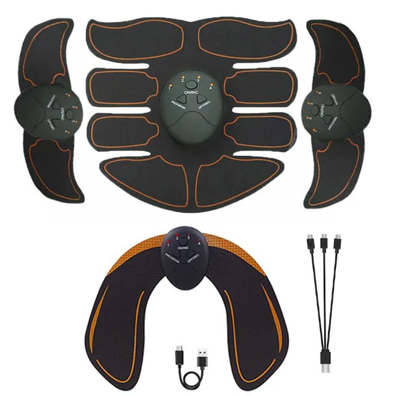 Wireless Hip Abdominal Muscle Trainer Waist Arm Leg Back Massage Pad Stickers Unisex Home Fitness Equiment