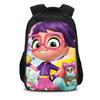 Abby Hatcher double-layer backpack with cartoon print, the best birthday gift for boys and girls going to school