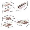 Plastic Underwear Storage Hanger Large Capacity Lingerie Slide Hanger  for Home