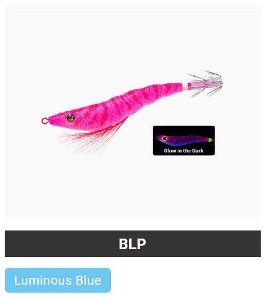 Yo Zuri EZ Slim Cloth 80mm Squid Jig A1626-BLP (0986)