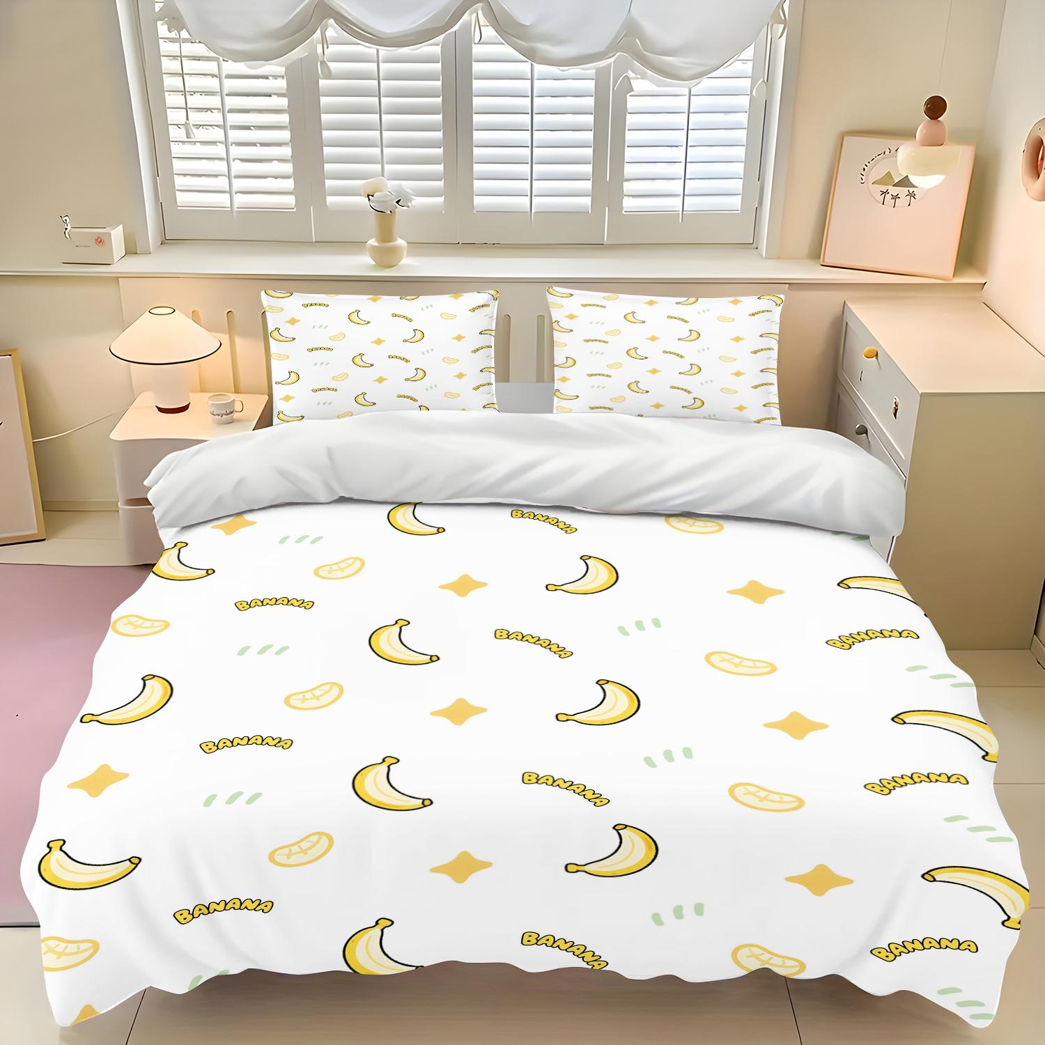 

Cartoon Fit Grape Pattern Duvet Cover Single Bed Bedding Set For Children S Comforter Sets King Size Twin 90x200cm