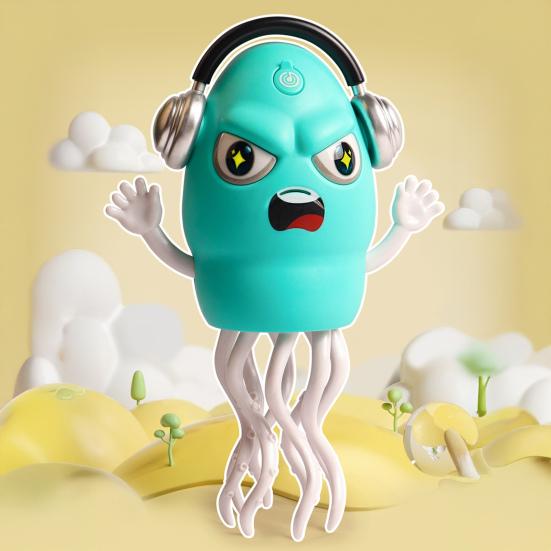 Dancing Octopus Toy Smart Sensor 8-Leg Auto-Dance Pet Toy Crawling Obstacle Sensor
