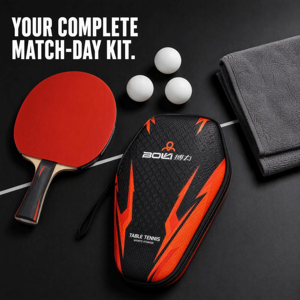 Two Printed Styles Table Tennis Paddle Case Ping Pong Racket Carry Bag  Table Tennis Training