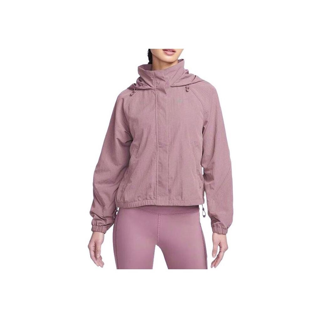 Nike Zipper Design Hooded Raglan Long Sleeve Jacket Women Jacket Pink FN2576-208