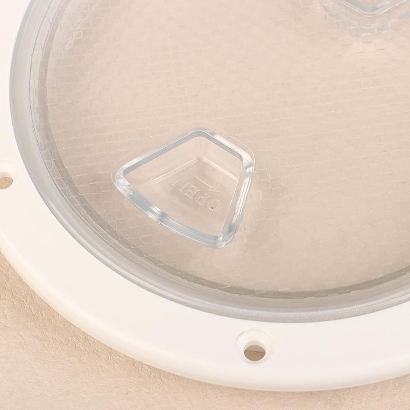 Capac rotund antiderapant pentru punte, 4/6/8 inch, pentru inspecția orificiilor de inspecție a trapei, pentru barca, pentru iahturi