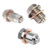 M12x1.25/M14x1.5/M16x1.5 Tappo di Scarico Olio Magnetico Bullone di Scarico Coppa Olio con Rondella Ricambio Auto Tappo di Scarico Olio Motore