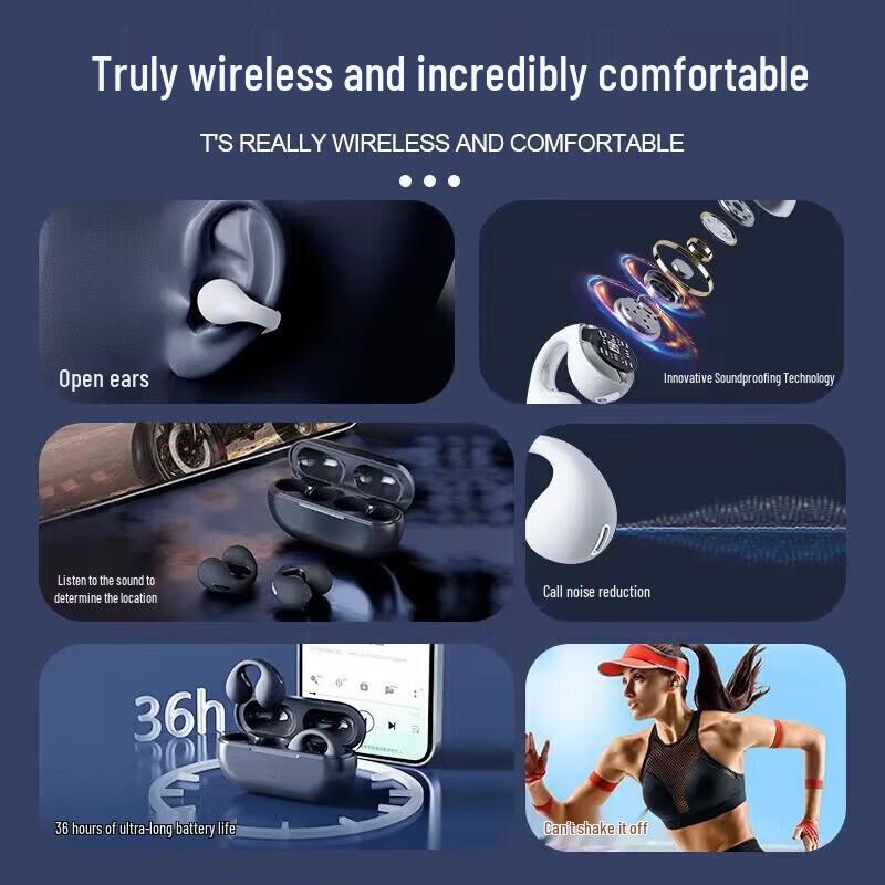 Lefit TW01 Ear-Clip True Wireless Bluetooth Earbuds