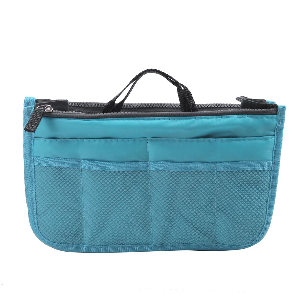 Makeup Handbag Organizer Insert Bag Multi Functional Women Solid Color Cosmetic Travel Bags High Quality Large Capacity Handbags