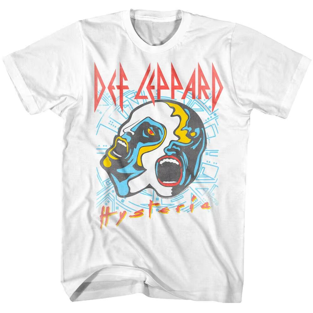 2026 Hard Rock Band Def Leppard Grafica Stampa Poster Classico Magliette Uomo Donna Moda Accessori Magliette Casual Top Oversize