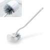 S Shaped Toilet Scrub Brush Dead Corner Cleaning Dense Brush Hair Toilet Scrub Brush for Bathroom