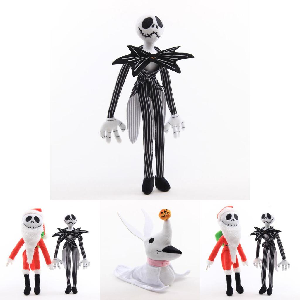 Adorabili Peluche di Jack Skellington e Babbo Natale Jack da Nightmare Before Christmas