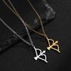 Cupid's Arrow Stainless Steel Clavicle Necklace for Women - Fashionable, Retro, Versatile Jewelry