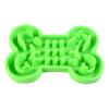 Pet Slow Food Bowl Silicone Bone Shaped Anti-Skid Dog Bowl Cats Feeding Bowls Leakproof Food Feeder Training Dog Slow Food  Pet